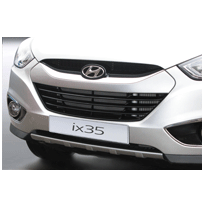 Spoiler Delantero Hy Ix35 3/10- Silver (Abs)