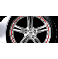 Tira Adhesiva Reflectante Llanta Amarillo  640 Cm Largo