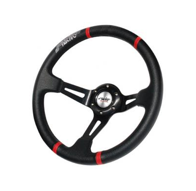 09 Volante Racer Eco Piel  Negra  Caliz 9cts