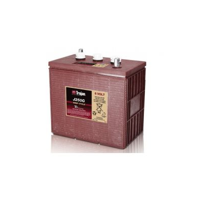 BATERIA TROJAN J250G  MONOBLOC PLOMO ABIERTO DEEP CYCLE - 6v PLOMO ACIDO ABIERTO con T2 TECHNOLOGY. Baterías de ciclo profundo d