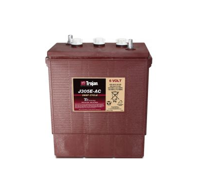 BATERIA TROJAN J305E-AC  MONOBLOC PLOMO ABIERTO DEEP CYCLE - 6v PLOMO ACIDO ABIERTO con T2 TECHNOLOGY. Baterías de ciclo profund