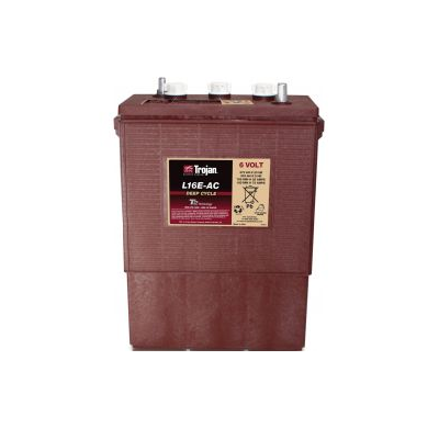BATERIA TROJAN L16E-AC  MONOBLOC PLOMO ABIERTO DEEP CYCLE - 6v PLOMO ACIDO ABIERTO con T2 TECHNOLOGY. Baterías de ciclo profundo