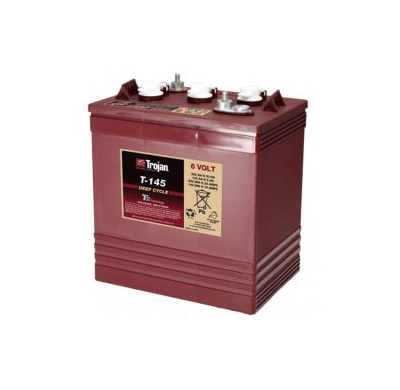 BATERIA TROJAN T145  MONOBLOC PLOMO ABIERTO DEEP CYCLE - 6v PLOMO ACIDO ABIERTO con T2 TECHNOLOGY. Baterías de ciclo profundo de