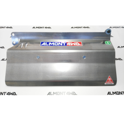 Protector De Aluminio Nissan Y61 Series 1998-2010 Patrol Gry61 Frontal 03-10 Heavyduty 8