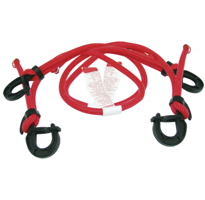 2 Gomas 100cm X 9 Mm Ajustable Ganchos Cerrados Gomas Gama Pro Green Valley