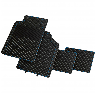 Juego De 4 Alfombras Semi Memida Pvc Talla L  Ergoseat Alf.Caucho Comfort Li