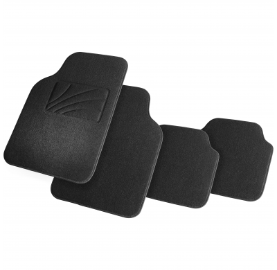 Juego De 4 Alfombras Reversibles Del 45 X 60 Cm, Trasera 45 X 35 Cm. Una Cara Mo  Ergoseat Alf.Caucho Comfort Li