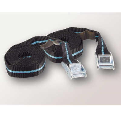 2 Cinchas Con Hebilla 2,5m X 25mm Tuv Cinchas Easy One Green Valley