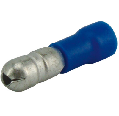 10 Terminales Redondos Macho 5mm Azul Terminales Y Fusibles  Altium