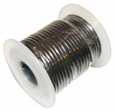 10m Cable Electr. Negro 1mm2 Terminales Y Fusibles  Altium