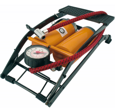 Aquilon Bomba De Pie Bi-Cilindro Con Manómetro Compresores Y Bombas De Pie  Altium