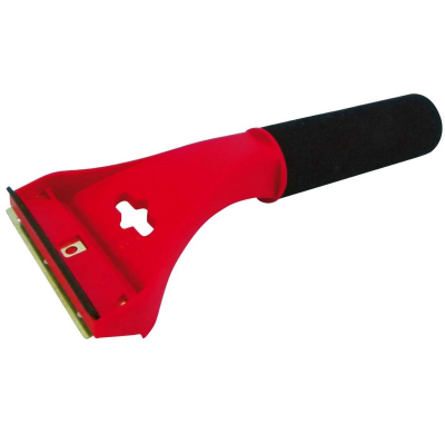 Rasqueta Bi-Materia C/Lamina Bronce Cepillo Tejidos  Super Clean