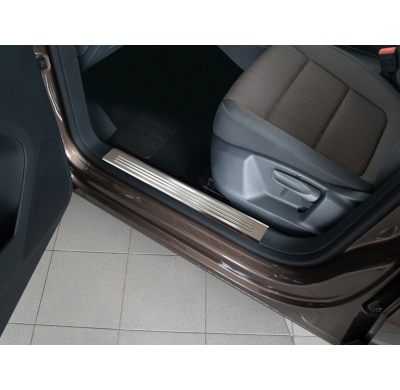 Protector Puertas Acero 3 Lineas /Cromado Vw Tiguan  Año 2007->   Avisa
