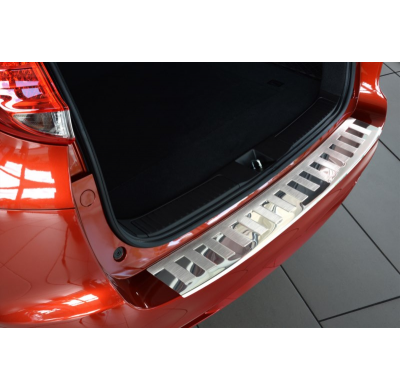 Protector Paragolpes Acero Inox Honda Civic Tourer/Profiled/New Ribs/  Polished/Cromado Año 2014->   Avisa