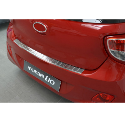 Protector Paragolpes Acero Inox Hyundai I10/ /Contorno/Nervio   Año 2013->   Avisa