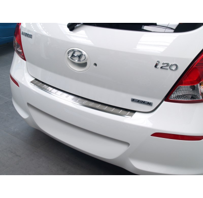 Protector Paragolpes Acero Inox Hyundai I20/Profiled/Ribs  2009-> Avisa