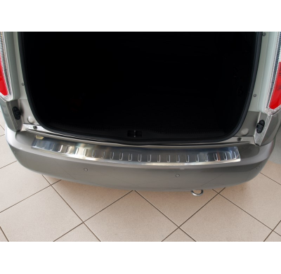 Protector Paragolpes Acero Inox Skoda Roomster/  2 Profiles/ Ribs 2006 /Fl 2010-2012  Avisa