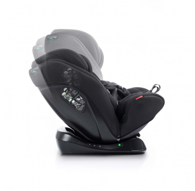 Silla de coche infantil VIVITTA EDER  IBELT BLACK CROSS EMBOSSED