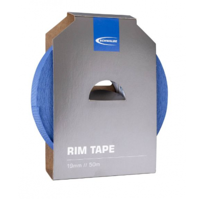 Schwalbe Rim tape adhesive 19mm Textile 50m roll blue