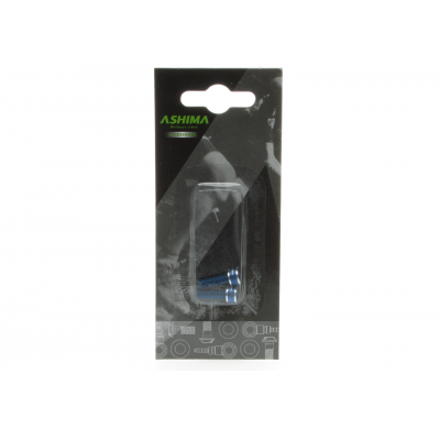 Ashima fixing screws for bottle cage alloy blu 2 pieces
