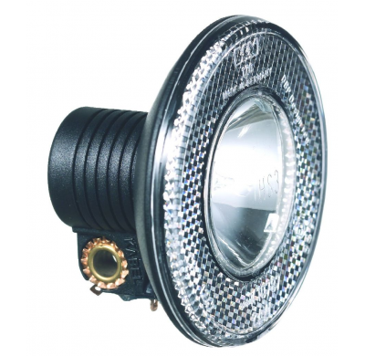 Busch & Müller Dynamo-front light LUMOTEC Basic Standard 17 Lux black