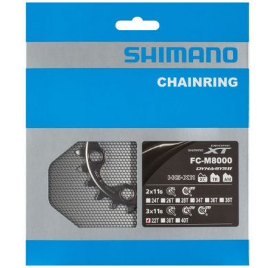 Shimano chainring FC-M8000 22 Z for 40-30-22