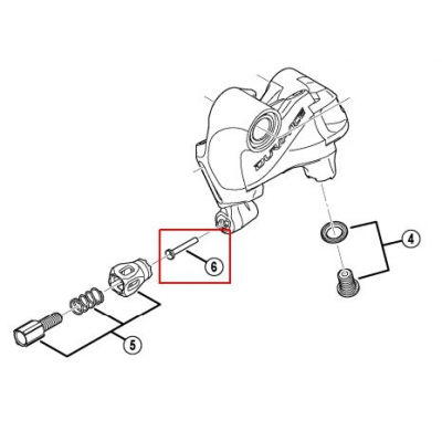 Shimano cable adjustment pin for RD-9000