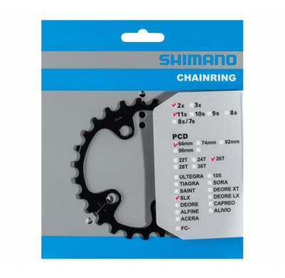 Shimano Chainring SLX FC-M7000 26t 2x11-speed