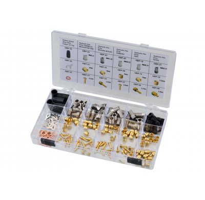 Barbieri universal set for hydraulic disc brake hoses with 200 pieces