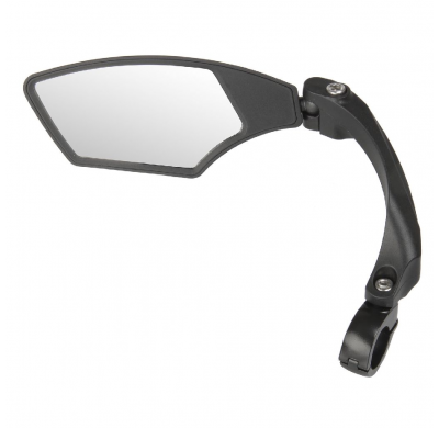 M-WAVE Bike mirror left-side 22,2mm 3-D adjustable