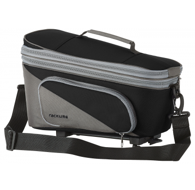 Racktime Carrierbags Talis Plus eco carbon black/stone-grey