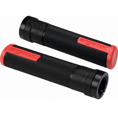 ergotec Griff Porto 133mm left und 133mm right screwed black/grey