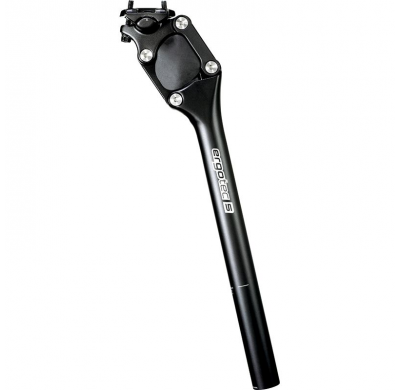 ergotec seatpost PM-705N, 30.9 x 350 Parallelogramm 27mm AL7075 70 - 90kg black sand