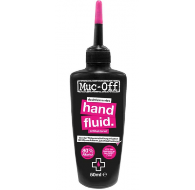 Muc Off Antibacterial Hand Fluid disinfectant 50ml, 80% alcohol content