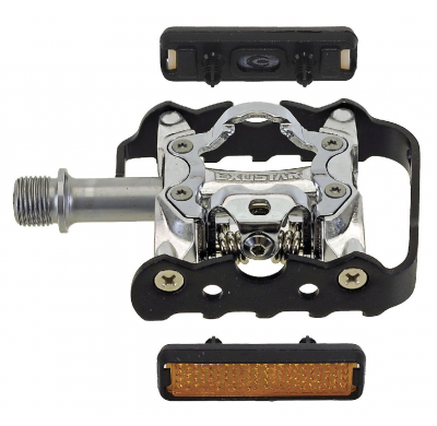 EXUSTAR Pedal MTB E-PM-86 silver DUO-Pedal
