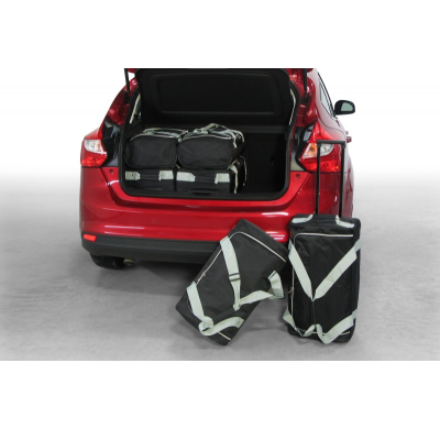 Set maletas especifico FORD Focus III 2011- 5d CAR-BAGS (3x Trolley + 3x Bolsa de mano)