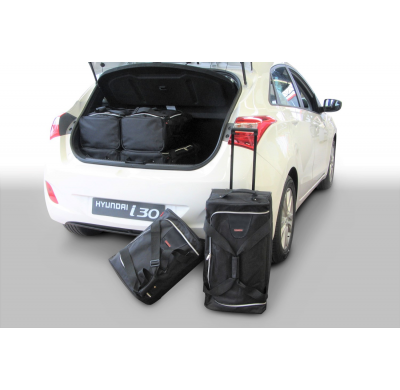 Set maletas especifico HYUNDAI i30 (GD) 2012-2016 5d CAR-BAGS (3x Trolley + 3x Bolsa de mano)