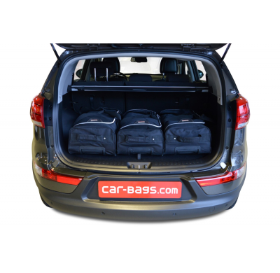 Set maletas especifico KIA Sportage III (SL) 2010-2015 suv CAR-BAGS (3x Trolley + 3x Bolsa de mano)
