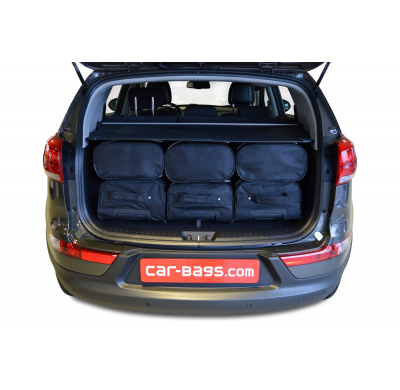 Set maletas especifico KIA Sportage III (SL) 2010-2015 suv CAR-BAGS (3x Trolley + 3x Bolsa de mano)