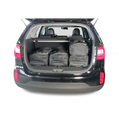 Set maletas especifico KIA Sorento II (XM) 2009-2015 suv CAR-BAGS (3x Trolley + 3x Bolsa de mano)