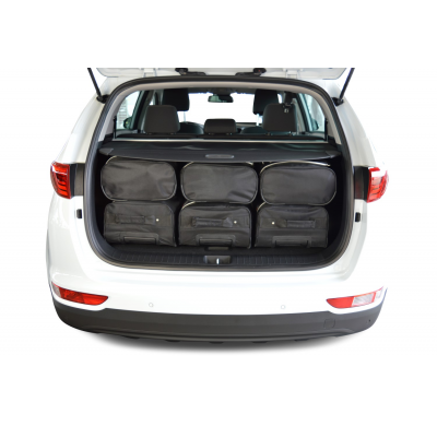 Set maletas especifico KIA Sportage IV (QL) 2015- suv CAR-BAGS (3x Trolley + 3x Bolsa de mano)