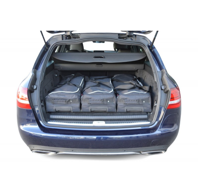 Set maletas especifico MERCEDES-BENZ C-Class estate Plug-In Hybrid (S205) 2015- wagon CAR-BAGS (3x Trolley + 3x Bolsa de mano)