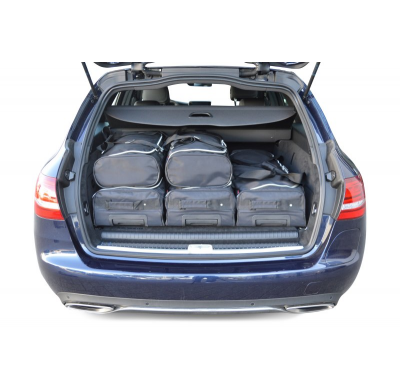 Set maletas especifico MERCEDES-BENZ C-Class estate Plug-In Hybrid (S205) 2015- wagon CAR-BAGS (3x Trolley + 3x Bolsa de mano)