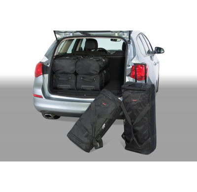 Set maletas especifico OPEL Astra J Sports Tourer 2010-2016 wagon CAR-BAGS (3x Trolley + 3x Bolsa de mano)