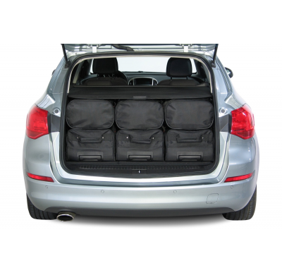 Set maletas especifico OPEL Astra J Sports Tourer 2010-2016 wagon CAR-BAGS (3x Trolley + 3x Bolsa de mano)