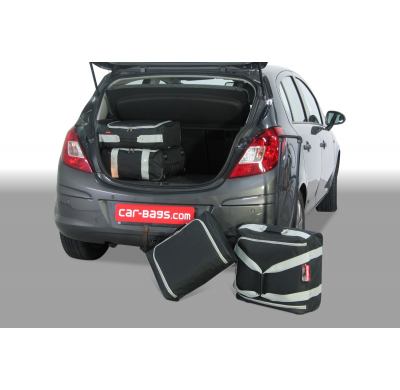 Set maletas especifico OPEL Corsa D  2006-2014 5d CAR-BAGS (2x Trolley + 2x Bolsa de mano)