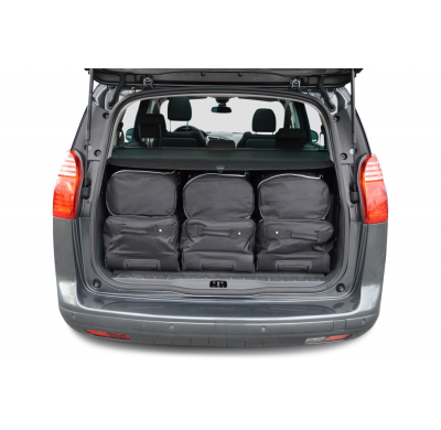 Set maletas especifico PEUGEOT 5008 2009-2017 mpv CAR-BAGS (3x Trolley + 3x Bolsa de mano)