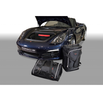 Set maletas especifico PORSCHE Cayman / Boxster (981) 2WD + 4WD 2012-2016 coupé / cabrio CAR-BAGS (1x Trolley + 1x Bolsa de mano