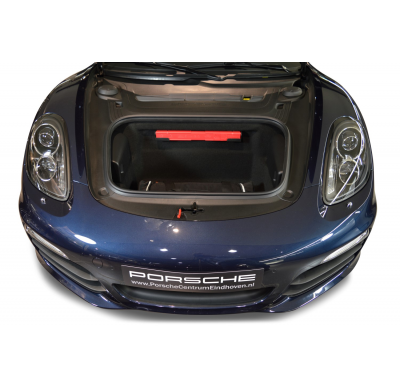 Set maletas especifico PORSCHE Cayman / Boxster (981) 2WD + 4WD 2012-2016 coupé / cabrio CAR-BAGS (1x Trolley + 1x Bolsa de mano