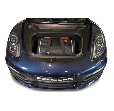 Set maletas especifico PORSCHE Cayman / Boxster (981) 2WD + 4WD 2012-2016 coupé / cabrio CAR-BAGS (1x Trolley + 1x Bolsa de mano